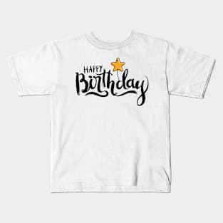 Wishing Happy Birthday Kids T-Shirt